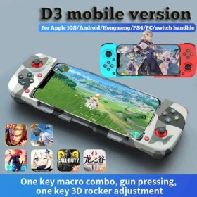 Mando telescópico D3 para IPhone IOS Android PUBG Switch PS4 Stretch i