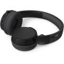 Philips TAH3209BK Auriculares on-Ear Ligeros Bluetooth con Aislamiento pasivo del Ruido - 55 Horas de reproducción, Sonido