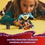 LEGO Ninjago Armadura Robótica de Combate de Zane, Juego Ninja con 3 Minifiguras y Catanas de Juguete, Figura Articulada de El