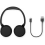Philips TAH3209BK Auriculares on-Ear Ligeros Bluetooth con Aislamiento pasivo del Ruido - 55 Horas de reproducción, Sonido