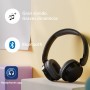 Philips TAH3209BK Auriculares on-Ear Ligeros Bluetooth con Aislamiento pasivo del Ruido - 55 Horas de reproducción, Sonido