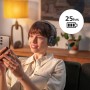 Philips TAH3209BK Auriculares on-Ear Ligeros Bluetooth con Aislamiento pasivo del Ruido - 55 Horas de reproducción, Sonido