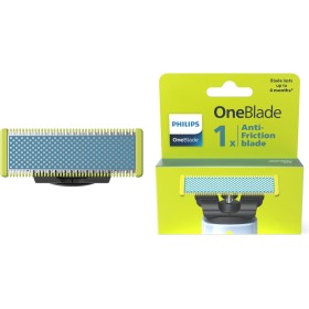 Philips QP215/50 OneBlade Cuchilla de Repuesto, para Recortador de Barba y Maquina de afeitar Hombre, Compatible con todos los