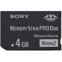 Sony 4GB Memory Stick Pro Duo + adapter 4GB MS memoria flash - Tarjeta de memoria (4 GB, MS, 15 MB/s, 2.7-3.6, 2 g, 31 x 1 x 20