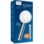 Philips Alcachofa de ducha con filtro, elimina eficazmente el cloro y otras partículas grandes, tres modos de pulverización,
