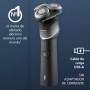 Philips Serie X5000 Afeitadora Eléctrica Hombre, Máquina de Afeitar Barba, 27 cuchillas, Cuida la piel, Cabezal flexible 360º,