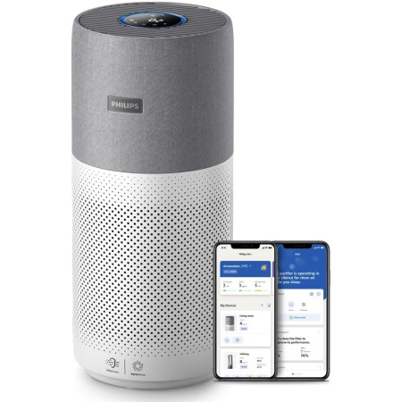 Philips Serie 1000 Purificador de Aire, Elimina Gérmenes, Polvo y Alérgenos en Habitaciones de hasta 78 m², CADR 300 m³/h, Modo