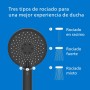 Philips Alcachofa de ducha con filtro, elimina eficazmente el cloro y otras partículas grandes, tres modos de pulverización,