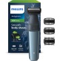 Philips BG3027/03 Afeitadora Corporal Masculina, Bodygroom Serie 3000, Impermeable, con 3 Peines-guía, 60 min de Autonomía,