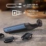 Philips BG3027/03 Afeitadora Corporal Masculina, Bodygroom Serie 3000, Impermeable, con 3 Peines-guía, 60 min de Autonomía,
