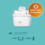 Philips Water Cartuchos de filtro de agua de repuesto Filtración Avanzada, pack de 6 filtros, compatible con Brita, reduce los