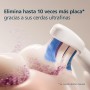 Philips Sonicare S2 Sensitive, cabezales de cepillo dental de repuesto originales, blanco, paquete de 2, HX6052/87