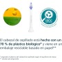 Philips Sonicare S2 Sensitive, cabezales de cepillo dental de repuesto originales, blanco, paquete de 2, HX6052/87