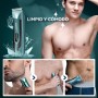 KENSEN Afeitadora Corporal Masculina, IPX7 Impermeable Depiladora Corporal en Seco y Húmedo con Luz LED, Cuchillas de Cerámica,