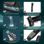KENSEN Afeitadora Corporal Masculina, IPX7 Impermeable Depiladora Corporal en Seco y Húmedo con Luz LED, Cuchillas de Cerámica,