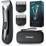KENSEN Afeitadora Corporal Masculina, IPX7 Impermeable Depiladora Corporal en Seco y Húmedo con Luz LED, Cuchillas de Cerámica,