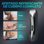 KENSEN Afeitadora Corporal Masculina, IPX7 Impermeable Depiladora Corporal en Seco y Húmedo con Luz LED, Cuchillas de Cerámica,
