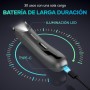 KENSEN Afeitadora Corporal Masculina, IPX7 Impermeable Depiladora Corporal en Seco y Húmedo con Luz LED, Cuchillas de Cerámica,