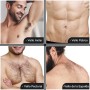 KENSEN Afeitadora Corporal Masculina, IPX7 Impermeable Depiladora Corporal en Seco y Húmedo con Luz LED, Cuchillas de Cerámica,