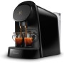 Philips L'Or Barista Original Cafetera de Cápsulas, Negro Piano, Reconocimiento de Cápsula Doble, 1 o 2 Tazas, Bandeja de Goteo