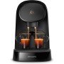 Philips L'Or Barista Original Cafetera de Cápsulas, Negro Piano, Reconocimiento de Cápsula Doble, 1 o 2 Tazas, Bandeja de Goteo