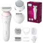 Philips Serie 8000 - Afeitadora de radio con 8 accesorios en juego de guante de pedicura, lima de pedicura (modelo BRL176/00)