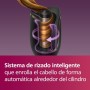 Philips Rizador de Pelo Automatico, con Tecnologia Moisture Protect, Iones, Placas Ceramicas con Keratina, 27 opciones de