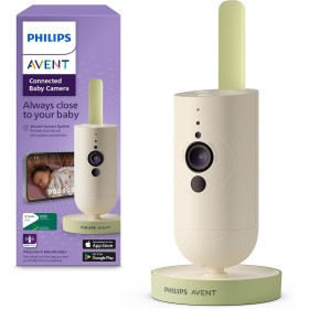 Philips Avent Vigilabebés Conectado con App, cifrado Privado y Seguro, Audio, Zoom 2X, visión Nocturna, activación automática