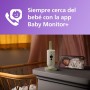 Philips Avent Vigilabebés Conectado con App, cifrado Privado y Seguro, Audio, Zoom 2X, visión Nocturna, activación automática