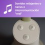 Philips Avent Vigilabebés Conectado con App, cifrado Privado y Seguro, Audio, Zoom 2X, visión Nocturna, activación automática