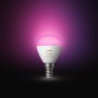Philips Hue - Bombilla LED Inteligente, E14, Esférica pequeña, Luz cálida regulable, 5.7W 470 Lumens, Compatible con Alexa y