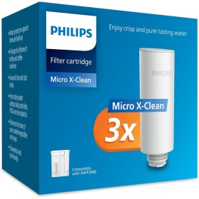 Philips Water Cartucho de filtro instantáneo – Filtración Avanzada, paquete de 3, filtra CLORO, PLOMO, PESTICIDAS y