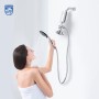Philips - Juego de filtro de ducha de agua de 3 etapas, ablandador de agua, doble malla, KDF, certificado NSF, reduce
