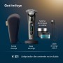 Philips Serie 9000 Afeitadora Eléctrica Hombre, Máquina de Afeitar Barba con Recortadora, 72 cuchillas, 60min de uso, En Seco y