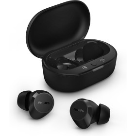 PHILIPS TAT1209BK Auriculares True Wireless con Bluetooth - Auriculares pequeños, Gran Valor, un Sonido Natural con Graves