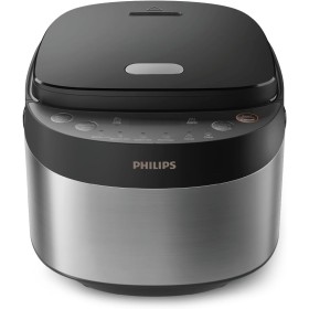 Philips Arrocera Serie 3000 - Compacta 0,85 l, 8 menús automáticos, olla antiadherente de 4 capas, cocción rápida en 30 minutos,