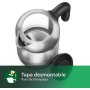 Philips Hervidor de Agua - 1.7L, Tapa con Resorte, Indicador Luminoso, Acero Inox, Base con Giro (HD9350/90)
