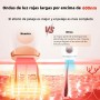 3 en 1 Depiladora Laser, 600NM-1200NM IPL Depiladora de Luz Pulsada, 9 Niveles Energía Laser Depilacion para Hombres Mujeres y