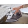 Philips EasySpeed Plancha de Vapor, 2000W de Potencia, Golpe de Vapor de 100g, Depósito de Agua de 220ml, Suela Cerámica