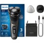 Philips Serie 3000 Afeitadora Eléctrica Hombre, Máquina de Afeitar Barba con Cortapatillas, 27 cuchillas, Cuida la piel, 60min