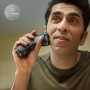 Philips Serie 3000 Afeitadora Eléctrica Hombre, Máquina de Afeitar Barba con Cortapatillas, 27 cuchillas, Cuida la piel, 60min