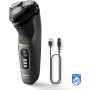 Philips Serie 3000 Afeitadora Eléctrica Hombre, Máquina de Afeitar Barba con Cortapatillas, 27 cuchillas, Cuida la piel, 60min