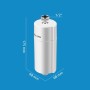 Filtro de ducha en línea Philips Water, 1 cartucho incluido, capacidad de filtración hasta 50 000 L, color cromado, reduce el