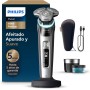 Philips Serie 9000 Afeitadora Eléctrica Hombre, Máquina de Afeitar Barba con Recortadora, 60min de uso, En Seco y Húmedo,