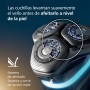 Philips Serie 9000 Afeitadora Eléctrica Hombre, Máquina de Afeitar Barba con Recortadora, 60min de uso, En Seco y Húmedo,