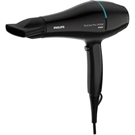 Philips Secador de Pelo, motor AC, cuidado iónico, boquilla 9 mm y 6 velocidades, temperatura ThermoProtect, 2100 W, BHD272/00,
