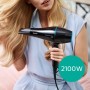 Philips Secador de Pelo, motor AC, cuidado iónico, boquilla 9 mm y 6 velocidades, temperatura ThermoProtect, 2100 W, BHD272/00,