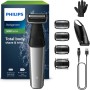 Philips BG5021/16 Afeitadora Corporal Masculina, Bodygroom Serie 5000, con Adaptador para Espalda, Impermeable, con 4