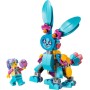LEGO DREAMZzz Aventuras de Bunchu: Animales Creativos, Conejo de Peluche para Reconstruir 20 en 1, Tiburón, Elefante, Tortuga de
