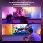 Philips Hue Play Gradient Lightstrip Tira Inteligente LED, 20 W, Luz Blanca y Colores, 55 Pulgadas [Clase de eficiencia